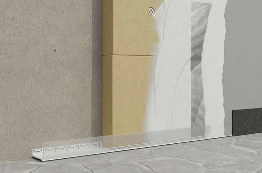 Riwega therm Alustusprofiil paigalduskomplektiga